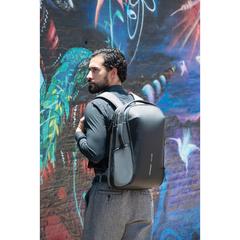 Vue Sac à dos Bizz de couleur gris| Krokrodeal