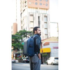 Vue Sac à dos Bizz de couleur bleu| Krokrodeal