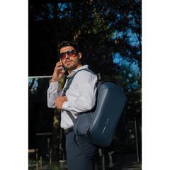 Vue Sac à dos Bizz de couleur bleu| Krokrodeal