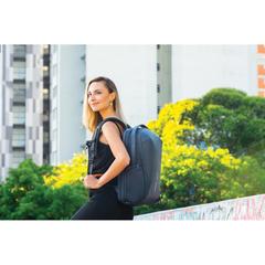 Vue Sac à dos Bizz de couleur bleu| Krokrodeal