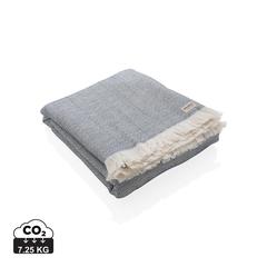 Vue Serviette 4 Saisons Ukiyo Hisako AWARE™ Made in Europe de couleur bleu| Krokrodeal