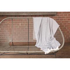 Vue Serviette 4 Saisons Ukiyo Hisako AWARE™ Made in Europe de couleur gris| Krokrodeal