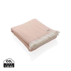 Vue Serviette 4 Saisons Ukiyo Hisako AWARE™ Made in Europe de couleur rose| Krokrodeal