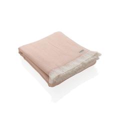 Vue Serviette 4 Saisons Ukiyo Hisako AWARE™ Made in Europe de couleur rose| Krokrodeal