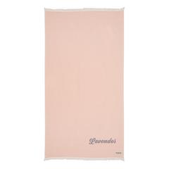 Vue Serviette 4 Saisons Ukiyo Hisako AWARE™ Made in Europe de couleur rose| Krokrodeal