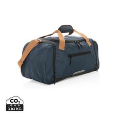 Vue Sac week end Urban outdoor Impact AWARE™ de couleur bleu| Krokrodeal