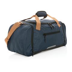 Vue Sac week end Urban outdoor Impact AWARE™ de couleur bleu| Krokrodeal