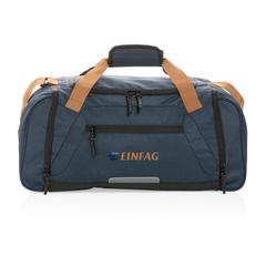 Vue Sac week end Urban outdoor Impact AWARE™ de couleur bleu| Krokrodeal