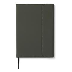 Vue VINGA Carnet A5 en papier et PU certifié GRS Baltimore de couleur vert| Krokrodeal