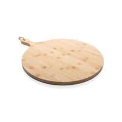 Vue Planche de service ronde en bambou Ukiyo de couleur marron| Krokrodeal