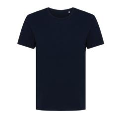 Vue T-shirt pour femmes en coton recyclé Iqoniq Yala de couleur bleu| Krokrodeal