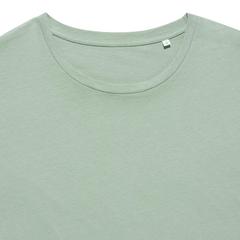 Vue T-shirt pour femmes en coton recyclé Iqoniq Yala de couleur vert| Krokrodeal