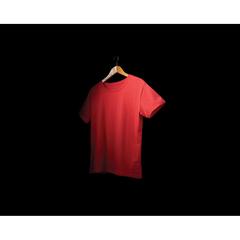 Vue T-shirt pour femmes en coton recyclé Iqoniq Yala de couleur rouge| Krokrodeal