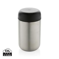 Vue Mug isotherme en acier inoxydable recyclé certifié RCS Brew de couleur gris| Krokrodeal
