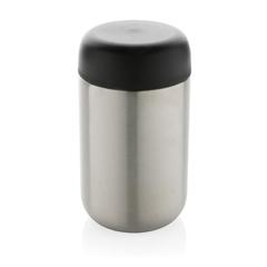 Vue Mug isotherme en acier inoxydable recyclé certifié RCS Brew de couleur gris| Krokrodeal