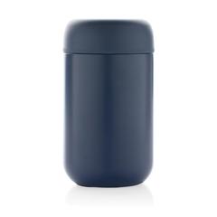 Vue Mug isotherme en acier inoxydable recyclé certifié RCS Brew de couleur bleu| Krokrodeal