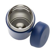 Vue Mug isotherme en acier inoxydable recyclé certifié RCS Brew de couleur bleu| Krokrodeal