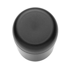 Vue Mug isotherme en acier inoxydable recyclé certifié RCS Brew de couleur noir| Krokrodeal