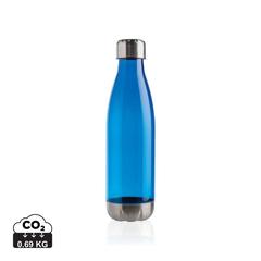 Vue Bouteille d'eau étanche avec bouchon en acier de couleur bleu| Krokrodeal