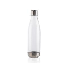 Vue Bouteille d'eau étanche avec bouchon en acier de couleur translucide| Krokrodeal