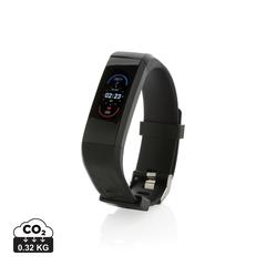 Vue Montre Sense Fit avec fréquence cardiaque en TPU recyclé RCS de couleur noir| Krokrodeal