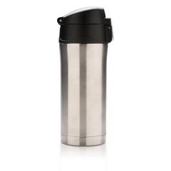 Vue Mug à verrouillage facile de couleur gris| Krokrodeal