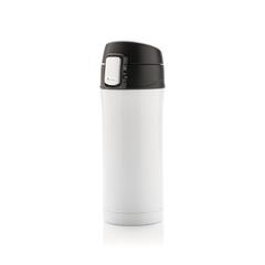 Vue Mug à verrouillage facile de couleur blanc| Krokrodeal