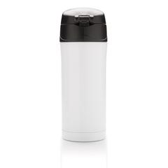 Vue Mug à verrouillage facile de couleur blanc| Krokrodeal