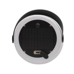 Vue Lampe d'extérieur en plastique recyclé RCS SolarGlow de couleur blanc| Krokrodeal