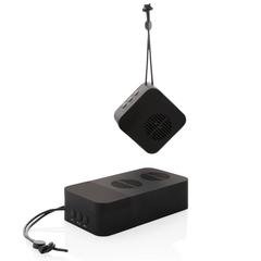 Vue Enceinte sans fil 5W Aria de couleur noir| Krokrodeal