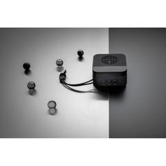 Vue Enceinte sans fil 5W Aria de couleur noir| Krokrodeal