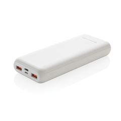 Vue Powerbank 20.000 mAh 18W Pd Urban Vitamin Pasadena de couleur blanc| Krokrodeal