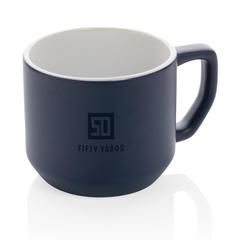 Vue Mug céramique moderne de couleur bleu| Krokrodeal