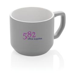 Vue Mug céramique moderne de couleur gris| Krokrodeal
