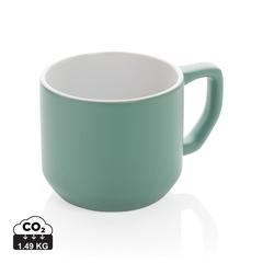 Vue Mug céramique moderne de couleur vert| Krokrodeal