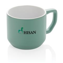 Vue Mug céramique moderne de couleur vert| Krokrodeal