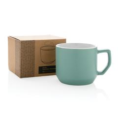 Vue Mug céramique moderne de couleur vert| Krokrodeal