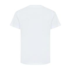 Vue T-shirt pour enfants en coton recyclé Iqoniq Koli de couleur blanc| Krokrodeal