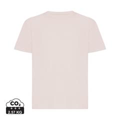 Vue T-shirt pour enfants en coton recyclé Iqoniq Koli de couleur rose| Krokrodeal
