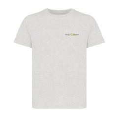 Vue T-shirt pour enfants en coton recyclé Iqoniq Koli de couleur gris| Krokrodeal