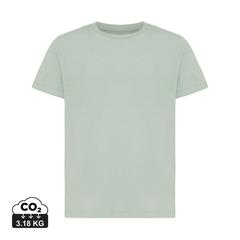 Vue T-shirt pour enfants en coton recyclé Iqoniq Koli de couleur vert| Krokrodeal