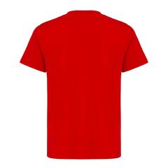 Vue T-shirt pour enfants en coton recyclé Iqoniq Koli de couleur rouge| Krokrodeal