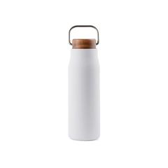 Vue VINGA Bouteille isotherme 300 ml en acier RCS Ciro de couleur blanc| Krokrodeal