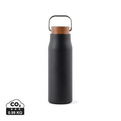 Vue VINGA Bouteille isotherme 300 ml en acier RCS Ciro de couleur noir| Krokrodeal