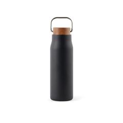 Vue VINGA Bouteille isotherme 300 ml en acier RCS Ciro de couleur noir| Krokrodeal