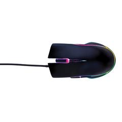 Vue Souris gaming RGB de couleur noir| Krokrodeal