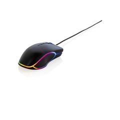 Vue Souris gaming RGB de couleur noir| Krokrodeal