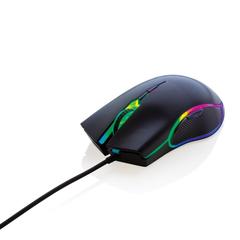 Vue Souris gaming RGB de couleur noir| Krokrodeal