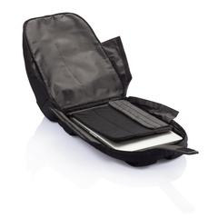 Vue Sac à dos universel pour ordinateur 15,6" Impact AWARE™ de couleur noir| Krokrodeal