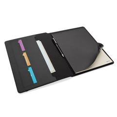 Vue Conférencier A4 AWARE™ Swiss Peak Script de couleur noir| Krokrodeal